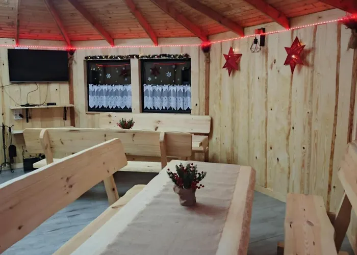 Malinowy Gaj - Z Alpakami I Innymi Zwierzetami Homestay szállás Świętajno